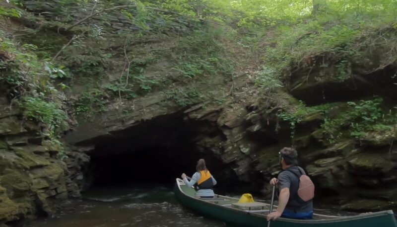 Mining Tunnel on the Etowah River history